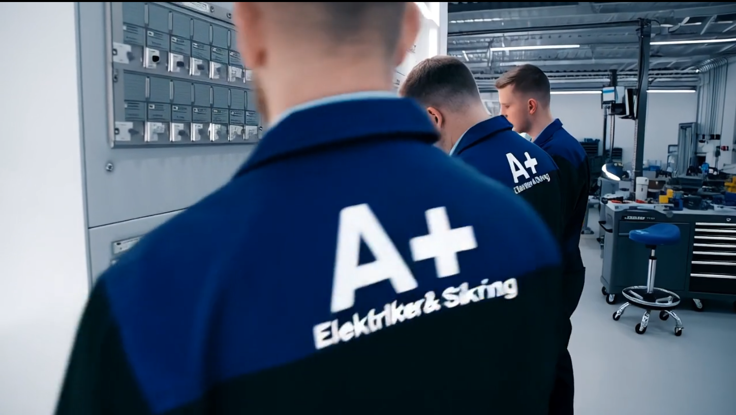 A+ Elektriker ApS professionelle elektrikere i arbejde